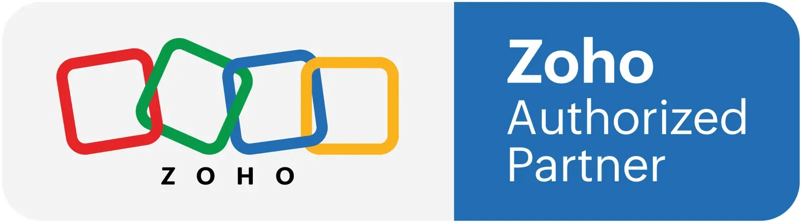Badge Zoho Partner.